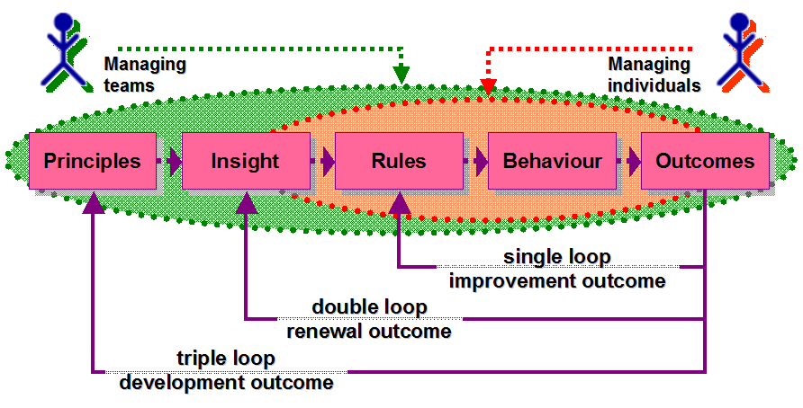 2: Double loop learning (after Argyris 